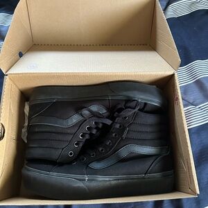 Vans Black Sneakers High-Top Monochrome